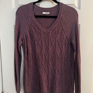 Purple sweater. Lightly used